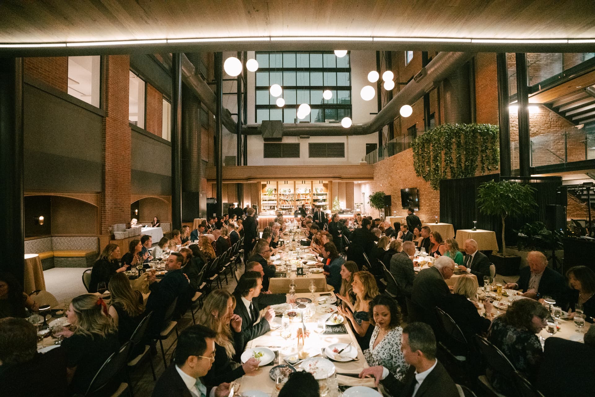 Cushman & Wakefield Edmonton team Christmas dinner